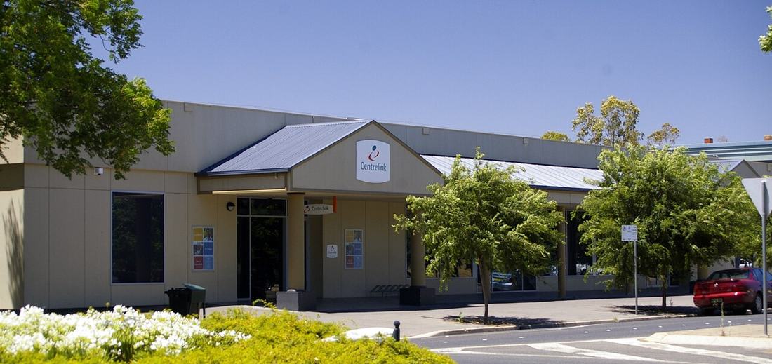 A Centrelink office in Wagga Wagga, New South Wales.